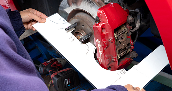 ホイールのマッチングチェック