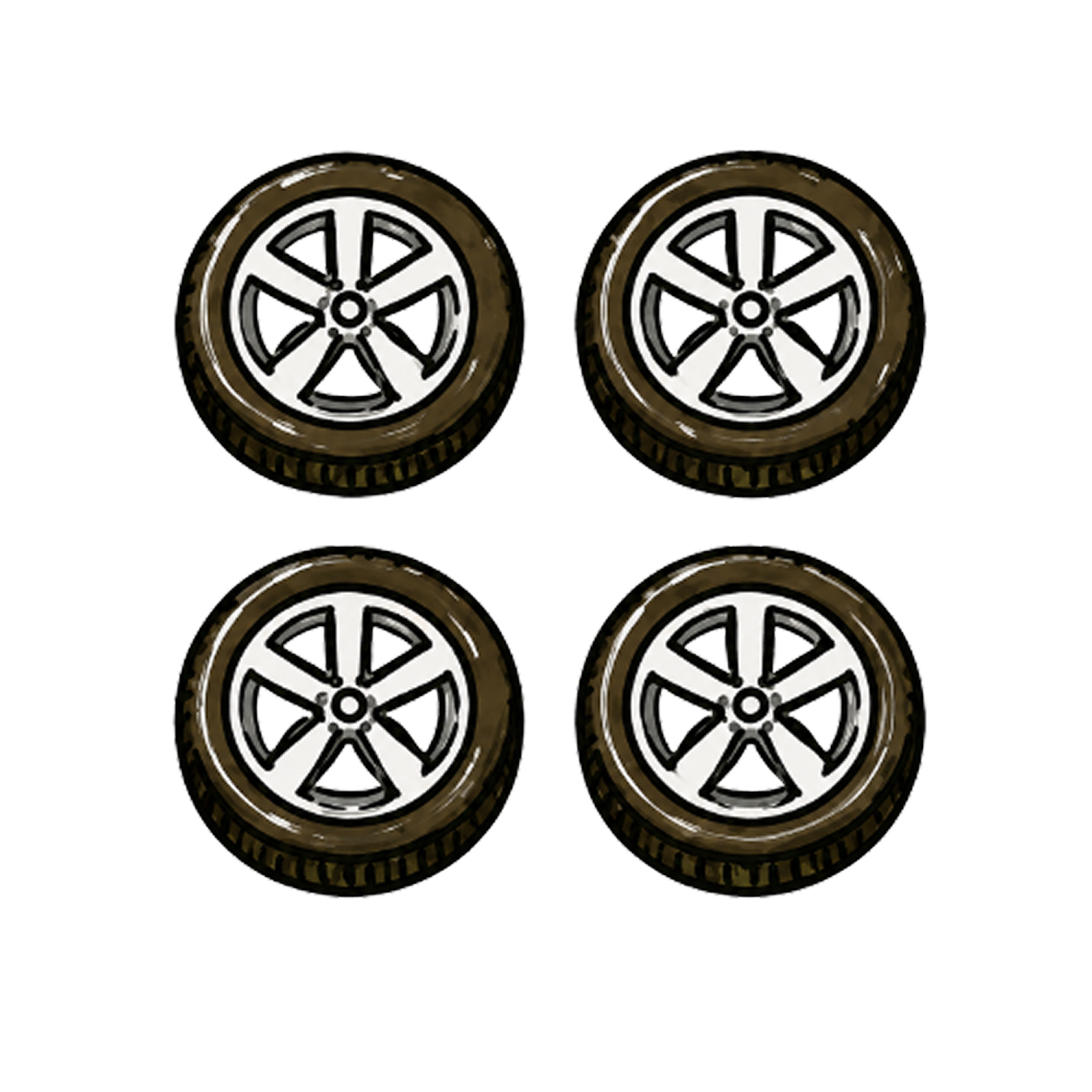 タイヤ・ホイール4本セット