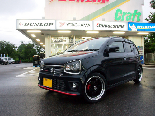 ＨＡ36Ｓ アルトワークス アルトターボＲＳ VOLKRACING  ブリッツ 車高調アライメント