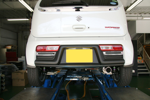 HA36S アルトワークス アルトターボRS ハヤシストリート ブリッツ 車高調 HKSマフラー