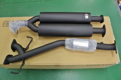 60ハリアー　マフラー取付