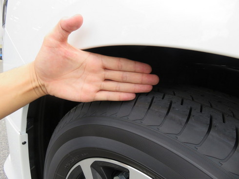 車高 クリアランス フェンダー 隙間.JPG