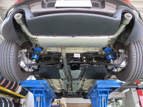 MINIマフラー交換前