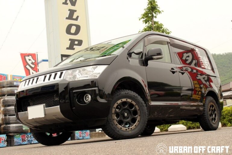 デリカD:5に似合うホイール エクストリームJ XJ03 シティーユーズ 映える オフロード