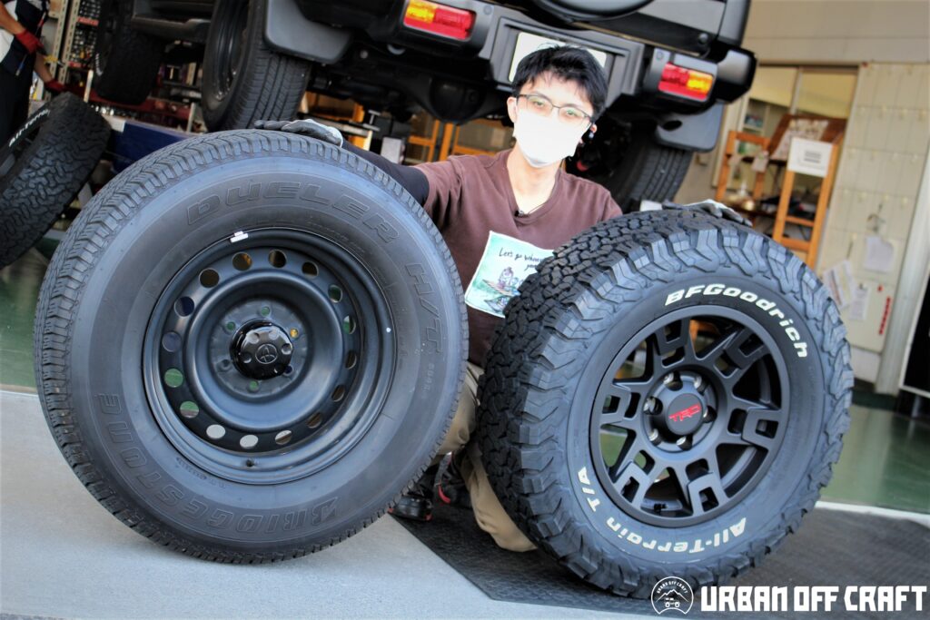 FJクルーザーにUS TRDホイール PTR20 & グッドリッチでアーバンオフカスタム!