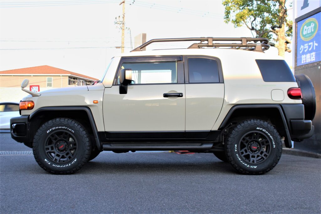 FJクルーザーにUS TRDホイール PTR20 & グッドリッチでアーバンオフカスタム!