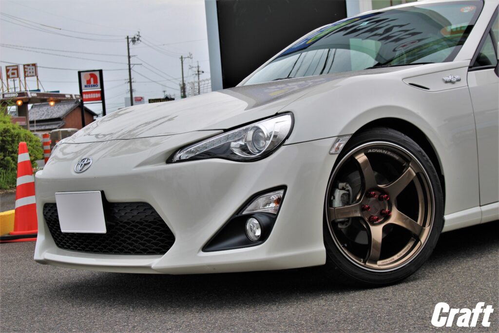 86にGTRデザインのADVAN TC-4 装着!