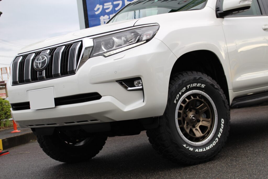 150プラドをモトレージでリフトアップするなら2インチがベスト!