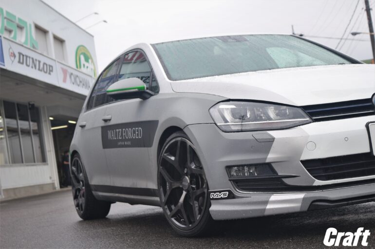 レイズ 新作 ホイール TE37SAGASL NE24 デモカー ツライチ カスタム