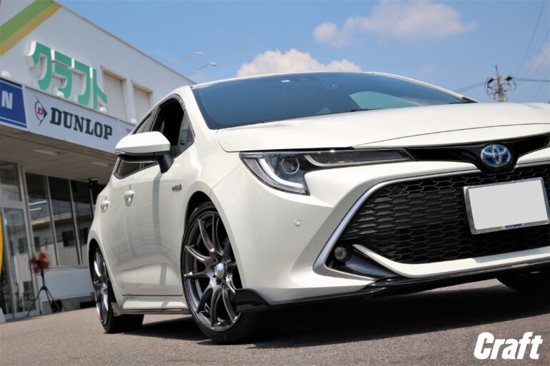 カローラスポーツ カロスポ カスタム ホイール ウェッズスポーツ SA-25R SAシリーズ ノーマル車高 18インチ ダンロップ DZ102