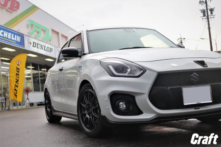 スイスポ ZC33S 17インチ ウェッズスポーツ TC105X ツライチ ネオバ ヨコハマ