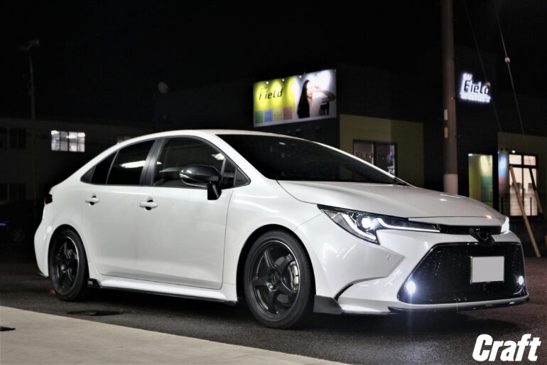 カローラ セダン カスタム ローダウン 車高調 ブリッツ NRE210