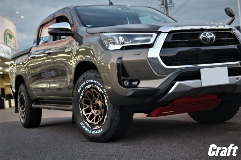 GUN125 ハイラックス カスタム オフロード Air/G ロックス オープンカントリーRT 純正車高