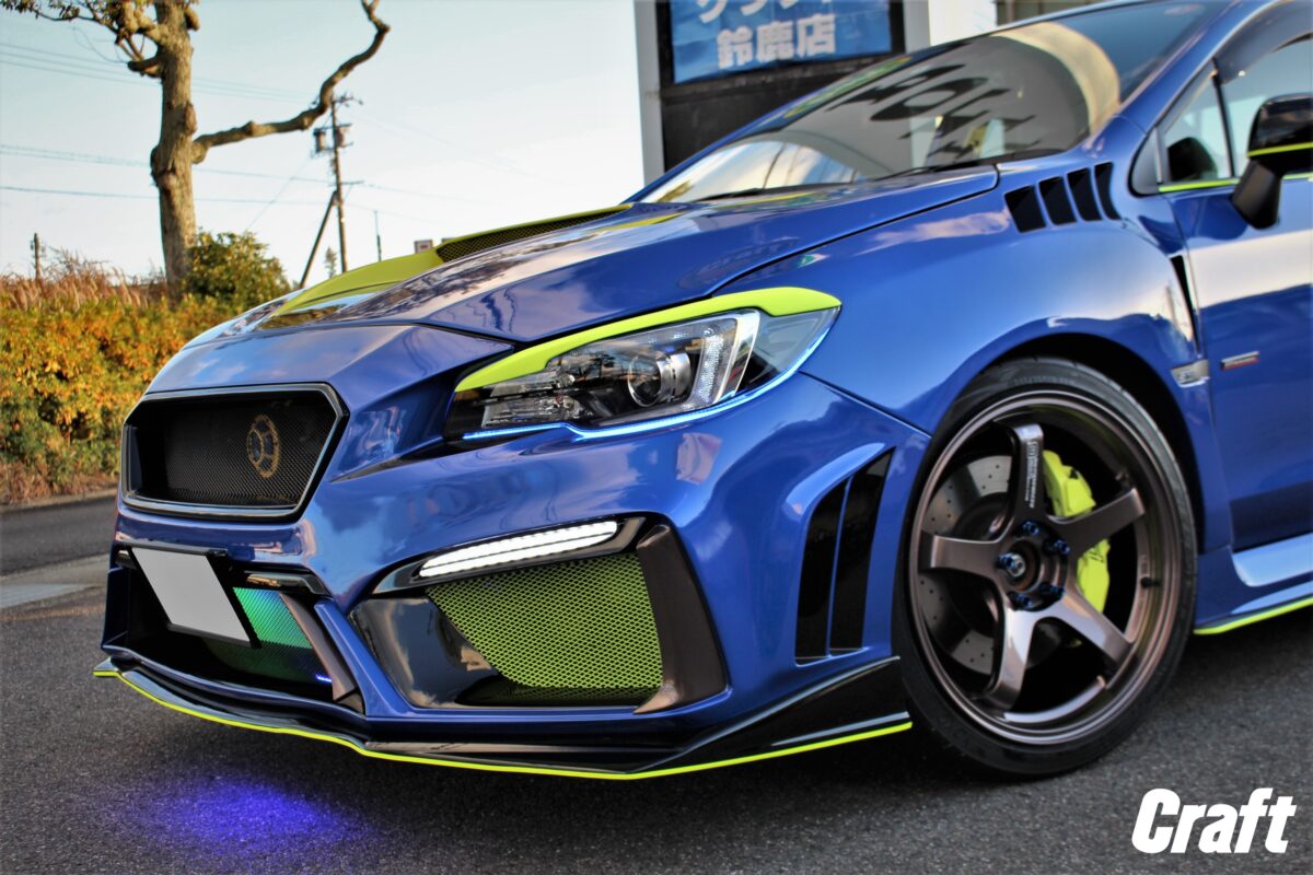 ワイドフェンダーなWRXにADVAN GT 9.5J コンケーブフェイス装着!