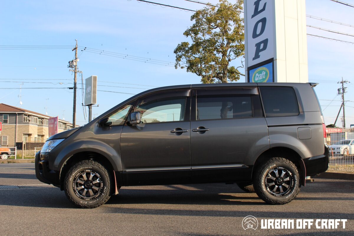 デリカD5 ディーゼル をJAOSで快適にリフトアップ!