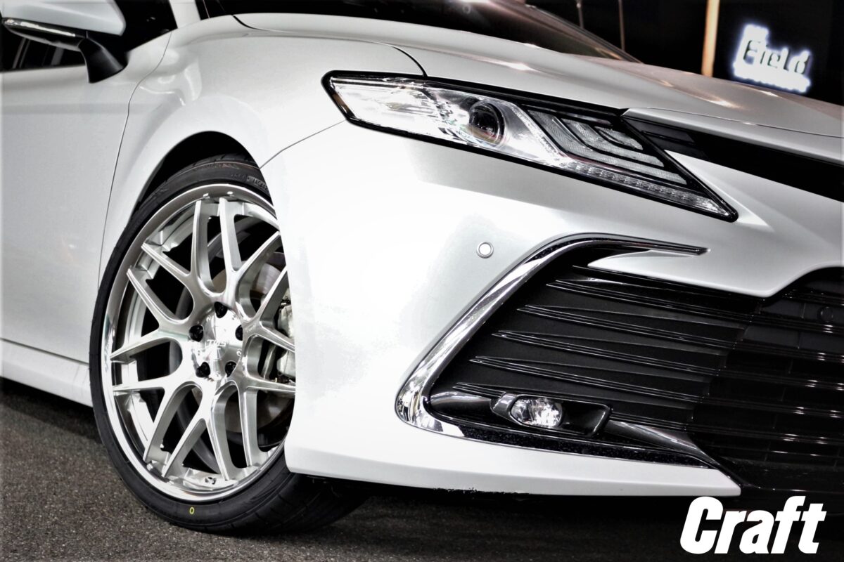 70カムリ カスタム ホイール ツライチ TWS ライツェントWX07 鍛造