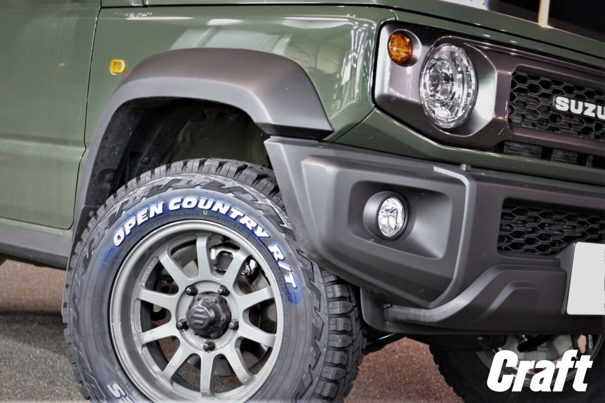 ジムニーシエラ　オフ系カスタム　RAYS　クスコ　フジツボ　新作A・LAP・J　オープンカントリー