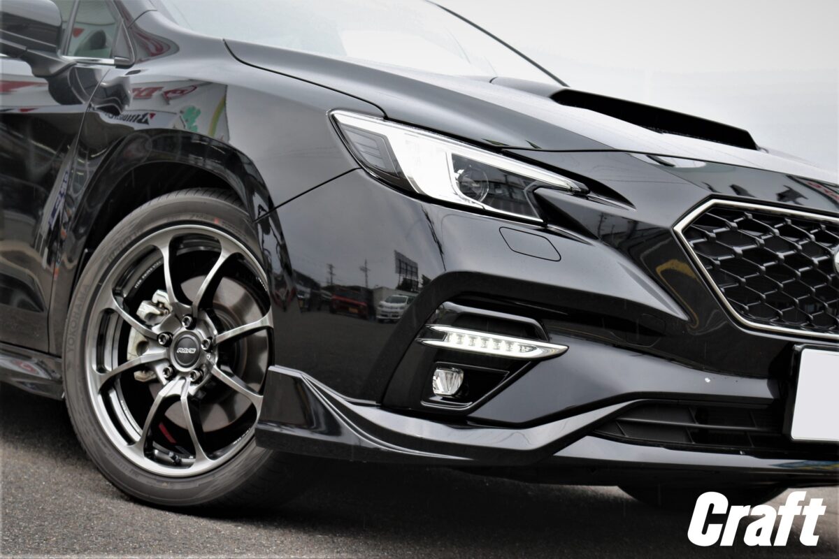 VN5 レヴォーグ カスタム ホイール ノーマル車高 ボルクレーシング レイズ RAYS NE24 最新作 ツライチ