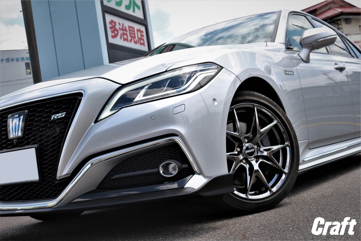 クラウン カスタム ホイール ノーマル車高 ベルサス VV21S ボルクレーシング G25 レイズ RAYS 納期