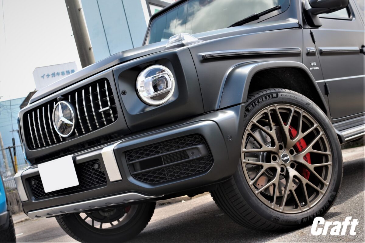メルセデスベンツ ゲレンデ AMG G63 TWS ホイール カスタム マットブラック TWS エクスパーRN-udm オリジナルカラー 輸入車