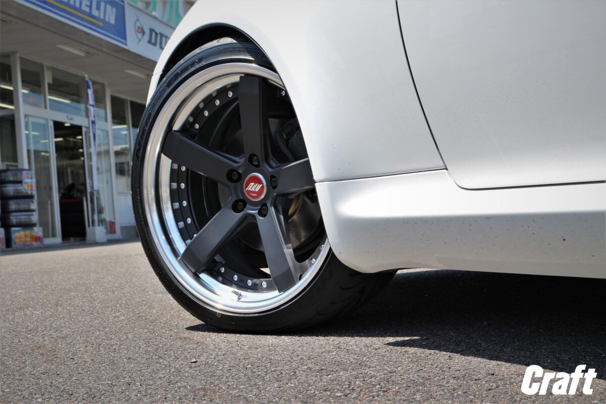 レクサスSC　カスタム　ホイール　ツライチ　実車計測　ワーク　ジースト　ST2　ステップリム