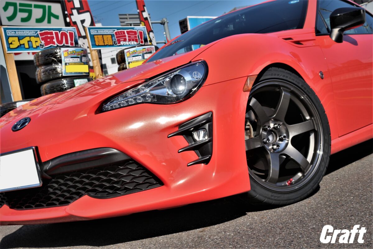 86後期 カスタム TWS RAYS TE37SAGA SL ツライチ パツパツ ローダウン必須