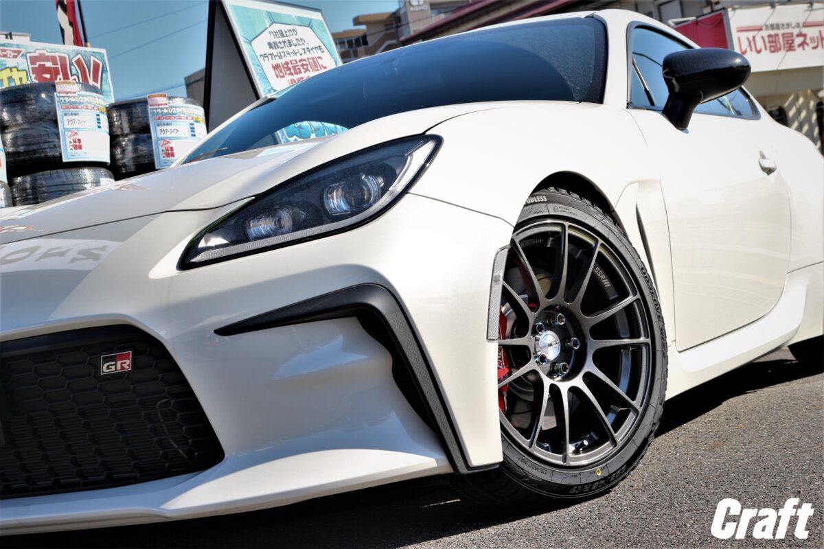 GR86 SSR GIZ2 ギズツー ツライチ カスタム 社外ホイール GTX04 17インチ 8.5J ローダウン