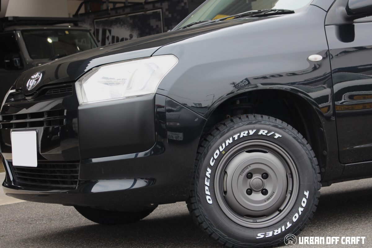 プロボックス オフ系カスタム ゴツゴツ系タイヤ オープンカントリーRT エクストリーム ジャーニー 最新作 アウトドア ホイール交換 下取り