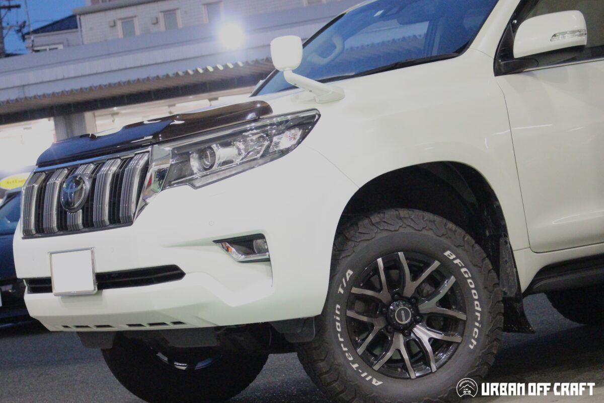 １５０プラド　リフトアップ　費用　カントリーサスペンション　カンサス　ハーモフレック　乗り心地　即日取り付け　リフトアップキャンペーン　前下がり解消