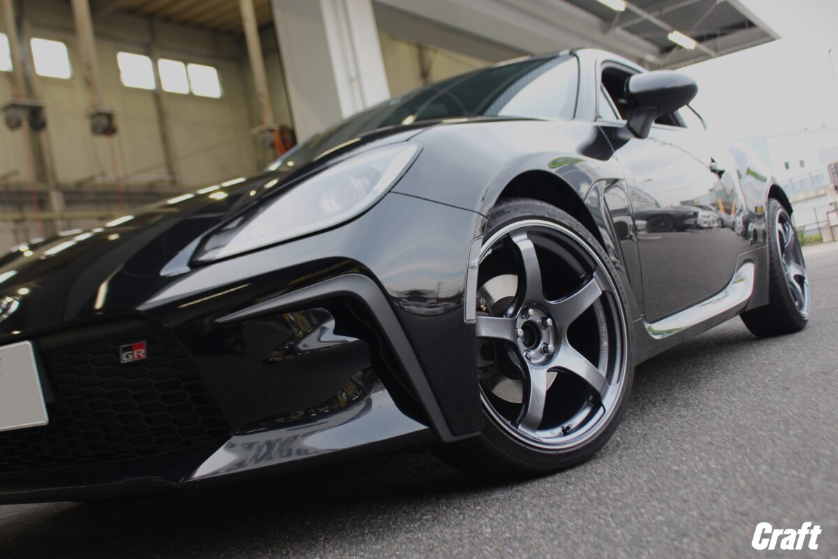 GR86　BRZ　社外ホイール　アドバンレーシング　カスタム　TC-4　抜き替え　即日　当日抜き替え　当日作業　ツライチ　ノーマル車高