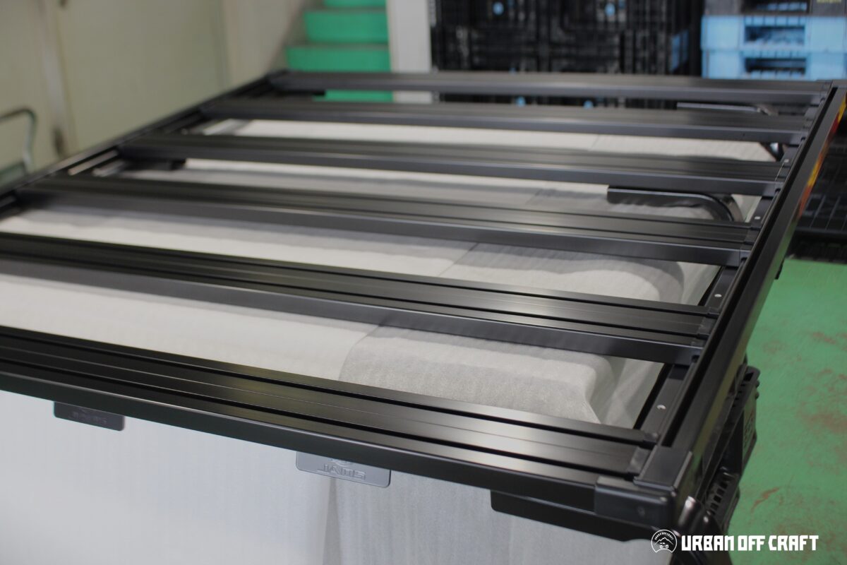 JB74 ジムニーシエラ ルーフラック フロントグリル ジャオス 積載量