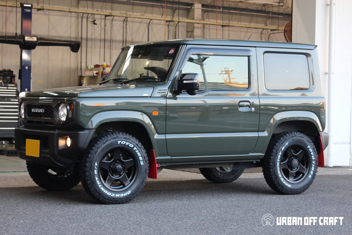 ジムニー　ジムニーシエラ　社外ホイール　4×4ES　ブラッドレーV　オープンカントリーRT　ホワイトレター　メイドインジャパン　