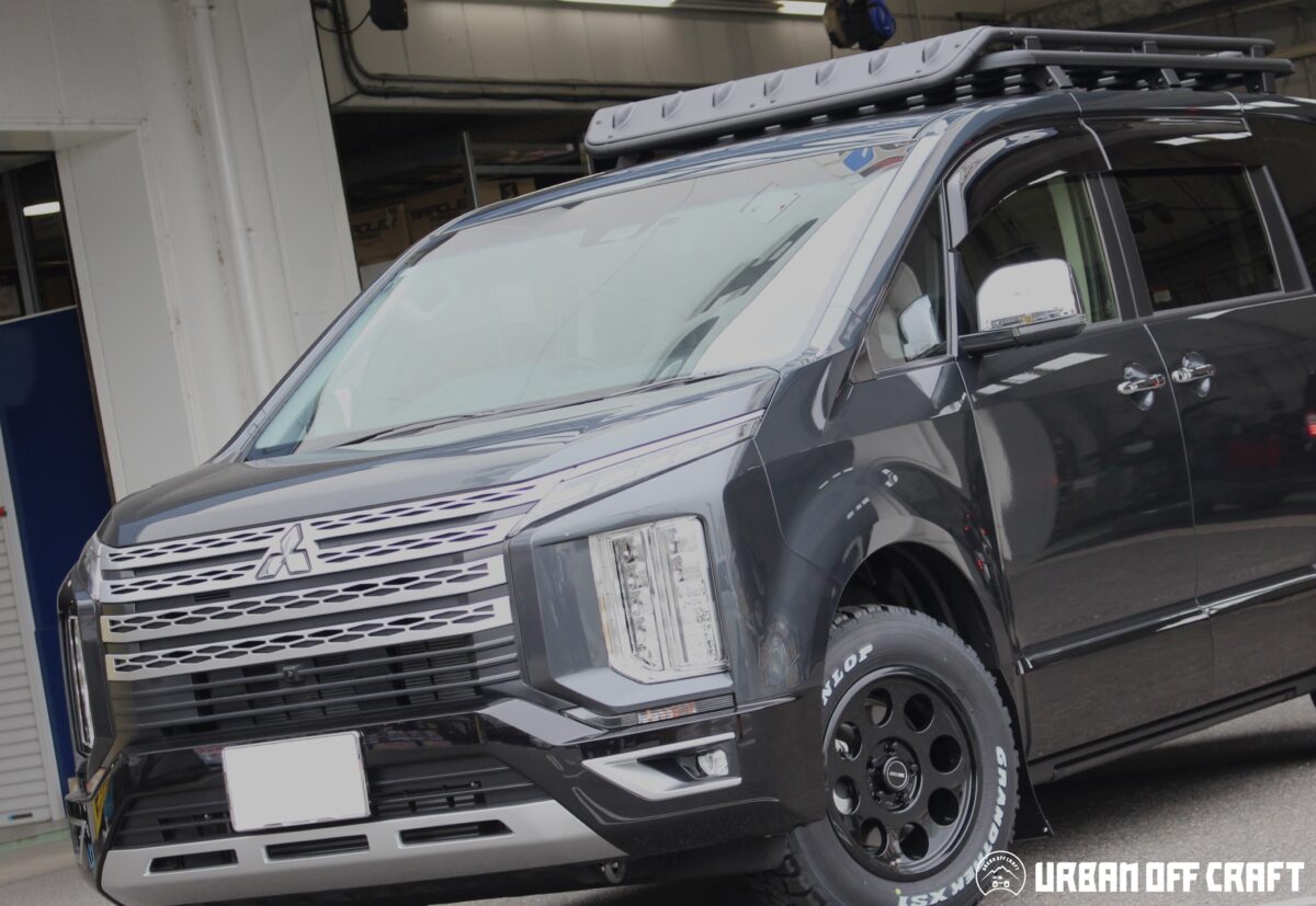 デリカD5 オートフラッグス バスター2080HD改 ジムライン タイプ2 グラントレックXS1 リアラダー