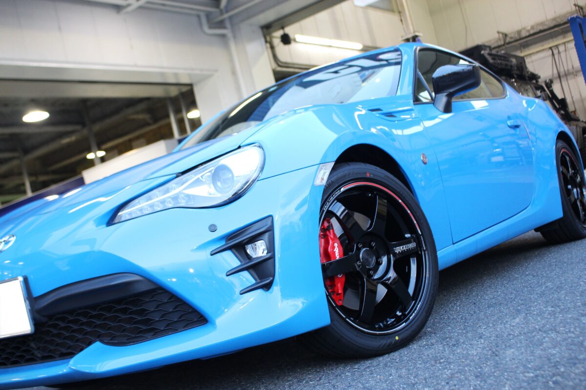 ZN6 86 純正車高 ノーマル カスタム TE37 タイムアタック アドバン V601