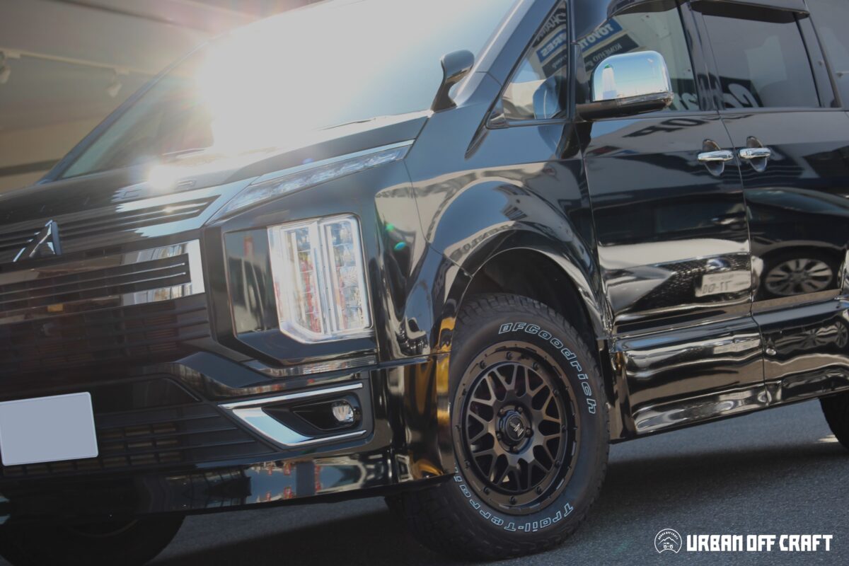 デリカD5 オフロードカスタム オフ系 トレイルテレーン ナイトロパワーM29スティンガー