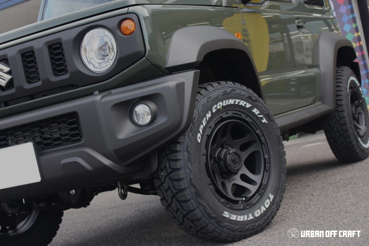 ジムニーシエラ　カントリーサスペンション　リフトアップ　デルタフォース・オーバーランダー　新作　