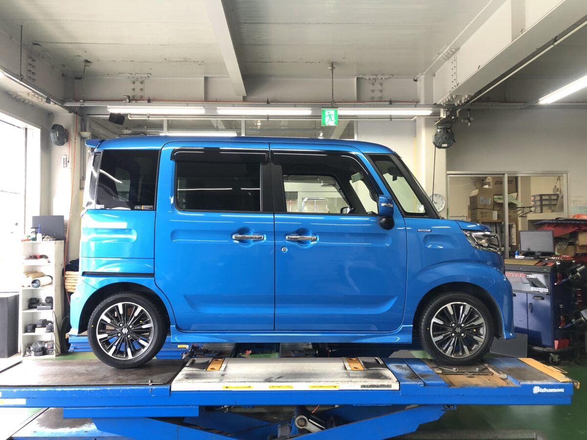 タイヤ交換　軽自動車　多治見　ダンロップ