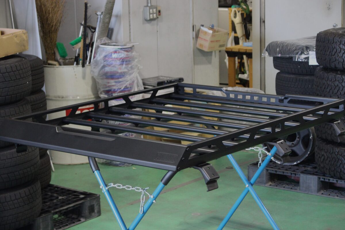 CLリンク　スクエアルーフラック　キャンプで活躍　積載量アップ