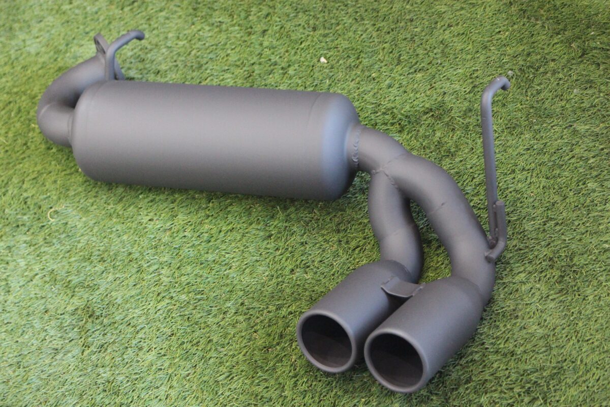 CLリンク　リアマフラー　シングル出し　ダブル出し　マットブラック　ステンレス