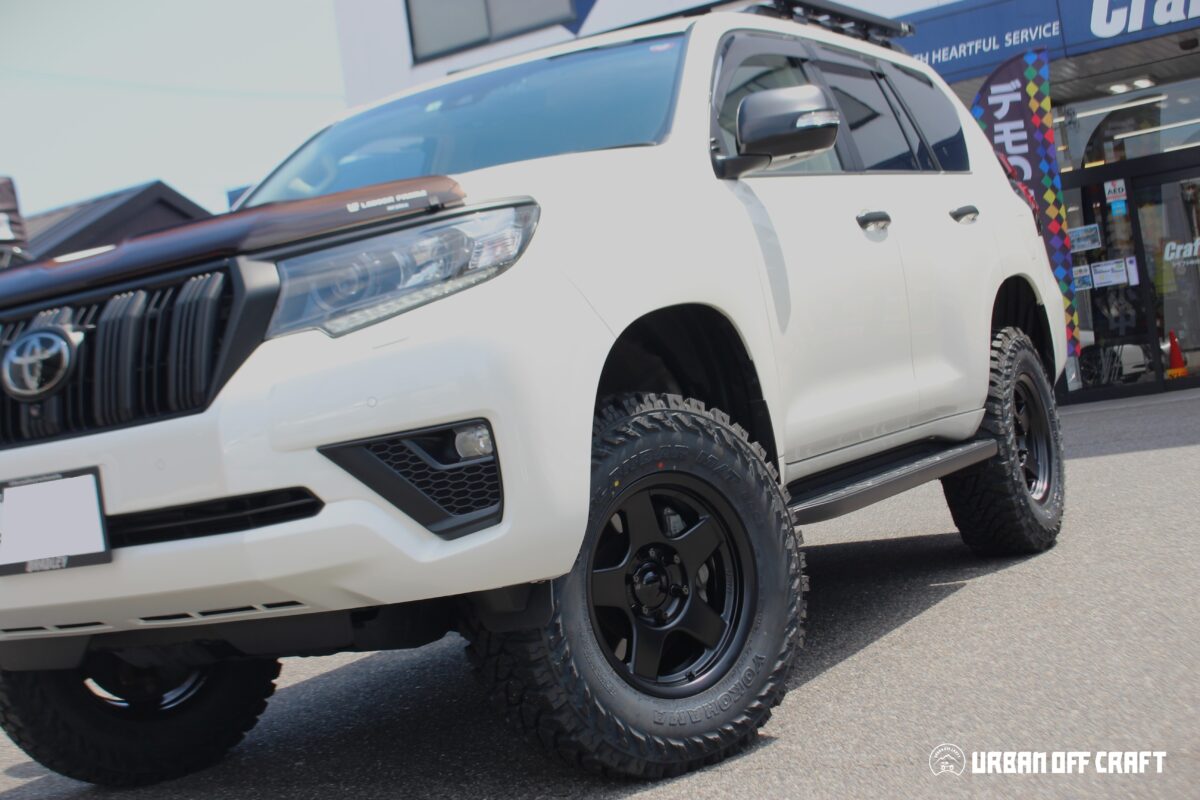 150プラド　ブラッドレーV　ホイール　カスタム　オフ系　フォーバイフォーエンジニアリング　世界最強ホイール　シンプル　ランクル250　ランクル300　70ランクル