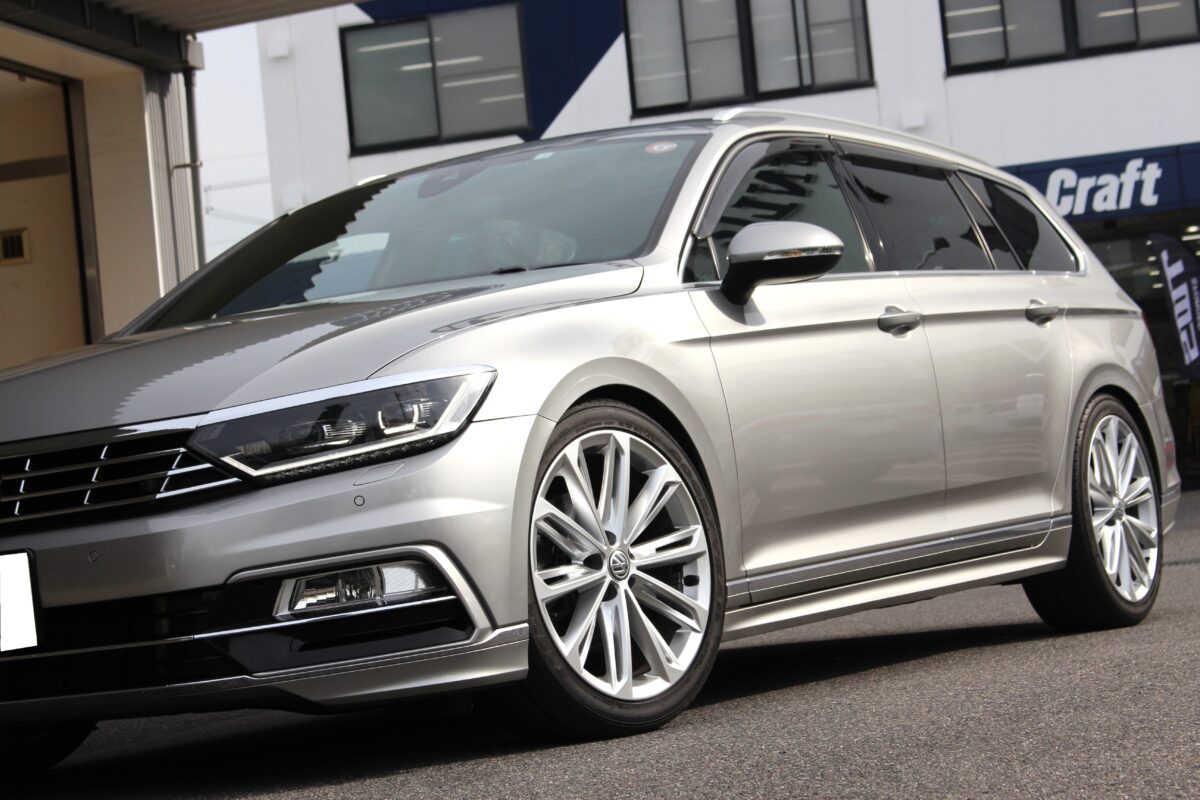 VW　パサート　ヴァリアント　バリアント　ST　車高調　ローダウン　カスタム