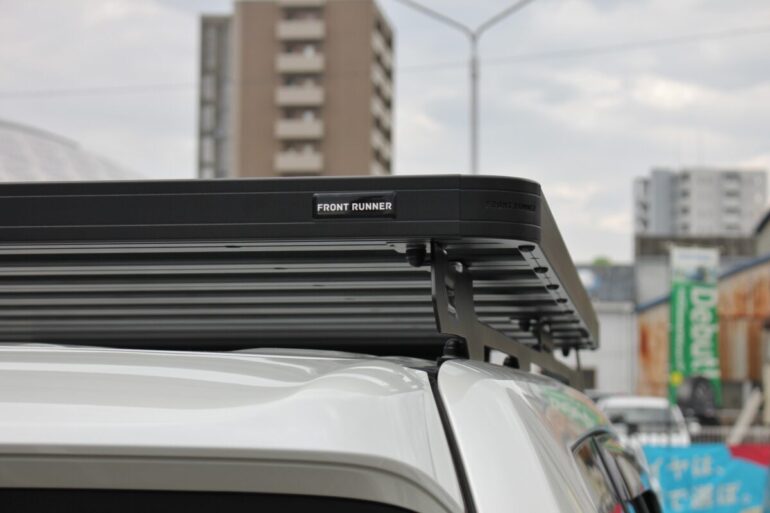 150プラド フロントランナー ルーフラック 納期待ち 取り扱い 在庫有り