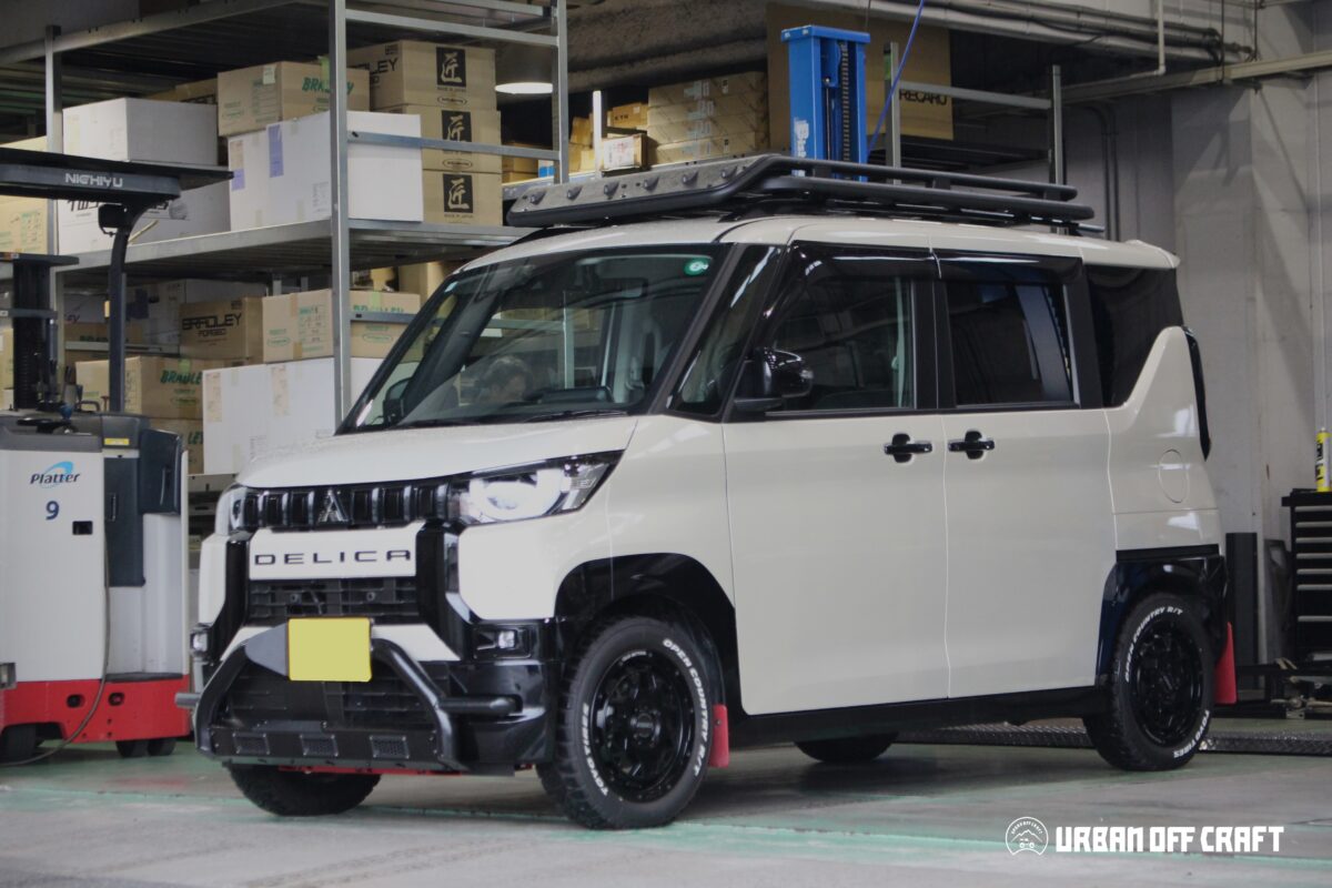 デリカミニ オートフラッグス バスターミニ リアラダー フロントバンパーガード エンジンミッションセーフティガード オートフラッグス