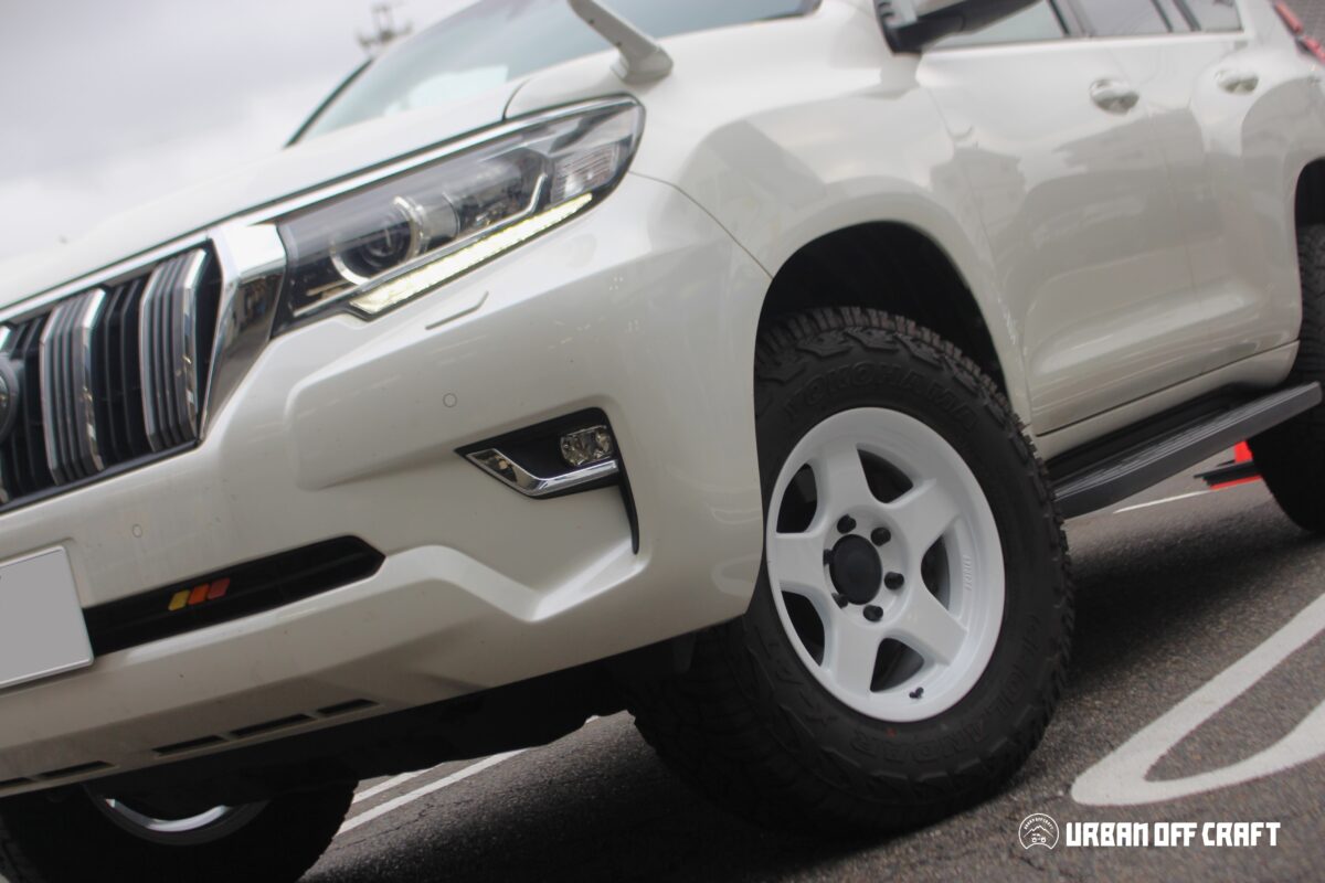 150プラド ホイール カスタム ブラッドレーV ブラブイ 17インチ