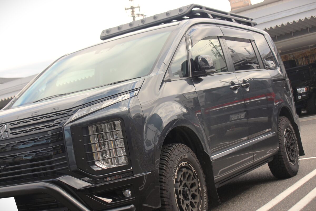 デリカD5 デリカ ルーフラック バスターズ 2080HD改 2080 オートフラッグス アウトドア