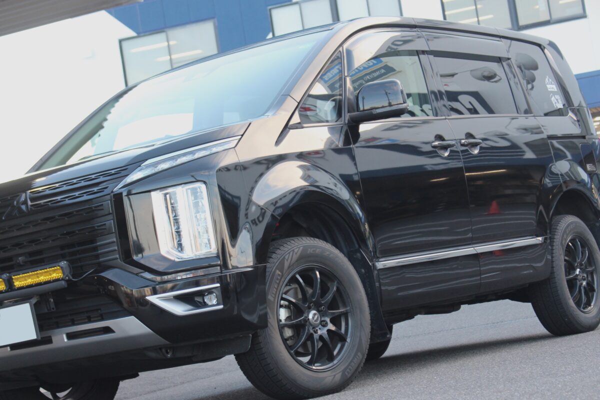 デリカD5 リフトアップ TGS リフトアップスプリング 費用 アライメント 1.2インチアップ