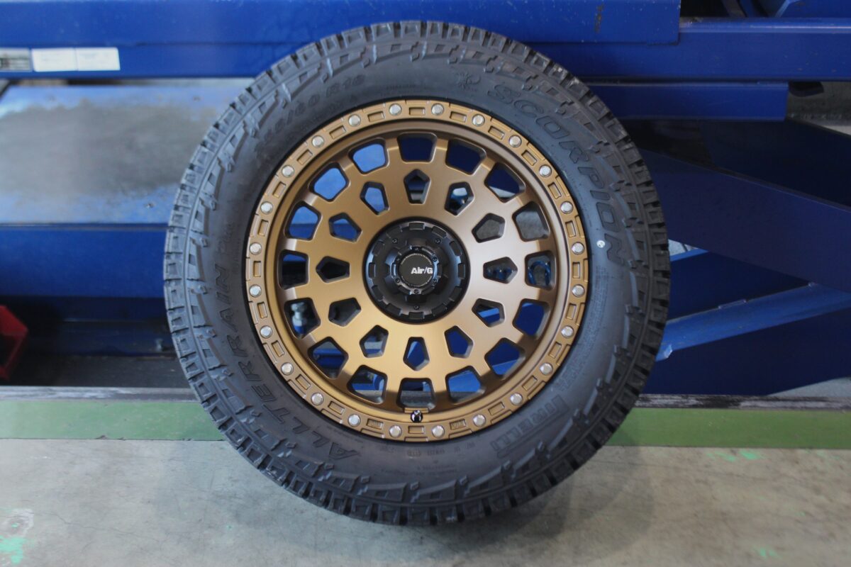 エアジーヴァルカン Air/G ヴァルカン ホイール 18インチ マットブロンズ カスタム フォーバイフォーエンジニアリング