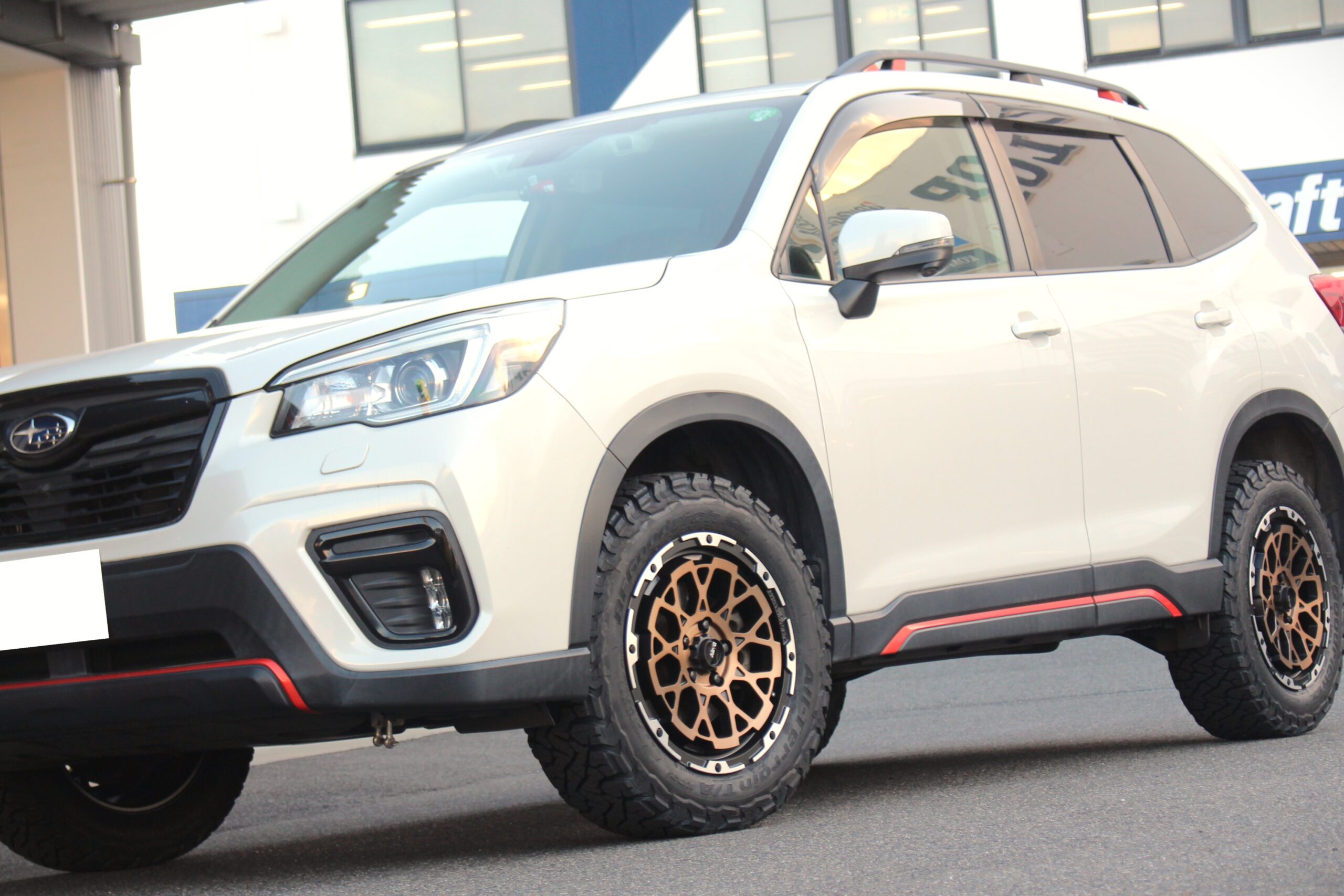 SKフォレスター 4×4エンジニアリング 4×4ES 4×4 エアジー ロックス リフトアップ RSR RS-R Air/G BFグッドリッチ KO3 オールテレーン