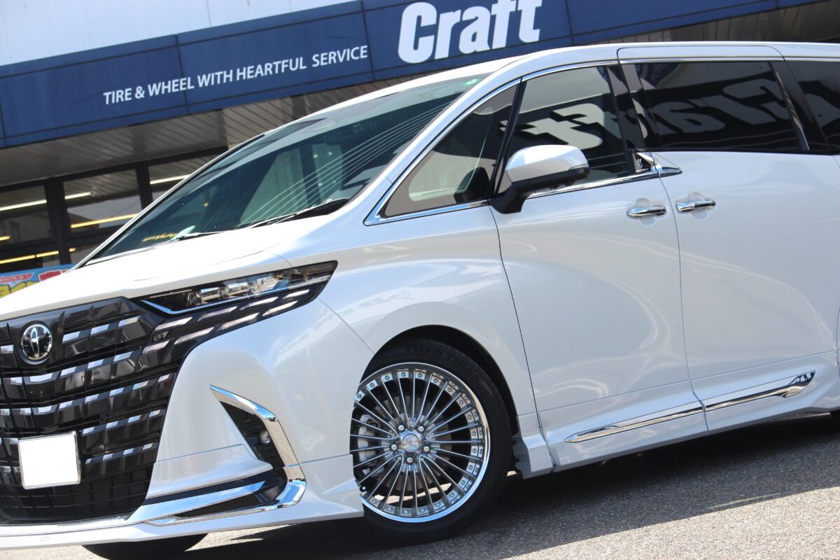 アルファード　ヴェルファイア　ローダウン　ツライチ　WORK　ワーク　ホイール　シュヴァート　グラソン　SCHWERT　GLASON　マルチピース　マルチピースホイール　2ピース　2ピースホイール　40系アルファード　40系ヴェルファイア　40アルファード　40ヴェルファイア　40アル　40ヴェル　ダウンサス　アルファードに似合うホイール　20インチホイール　20インチ　5/120