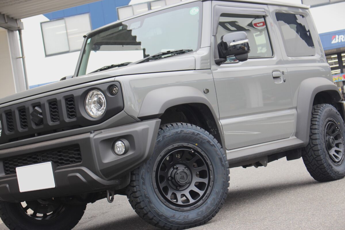 ジムニー　ノマド　シエラ　デルタフォース・オーバル　メッシュ系デザイン　オフ系カスタム　オプカン　オープンカントリー　RT　ラギットテレーン　背面交換